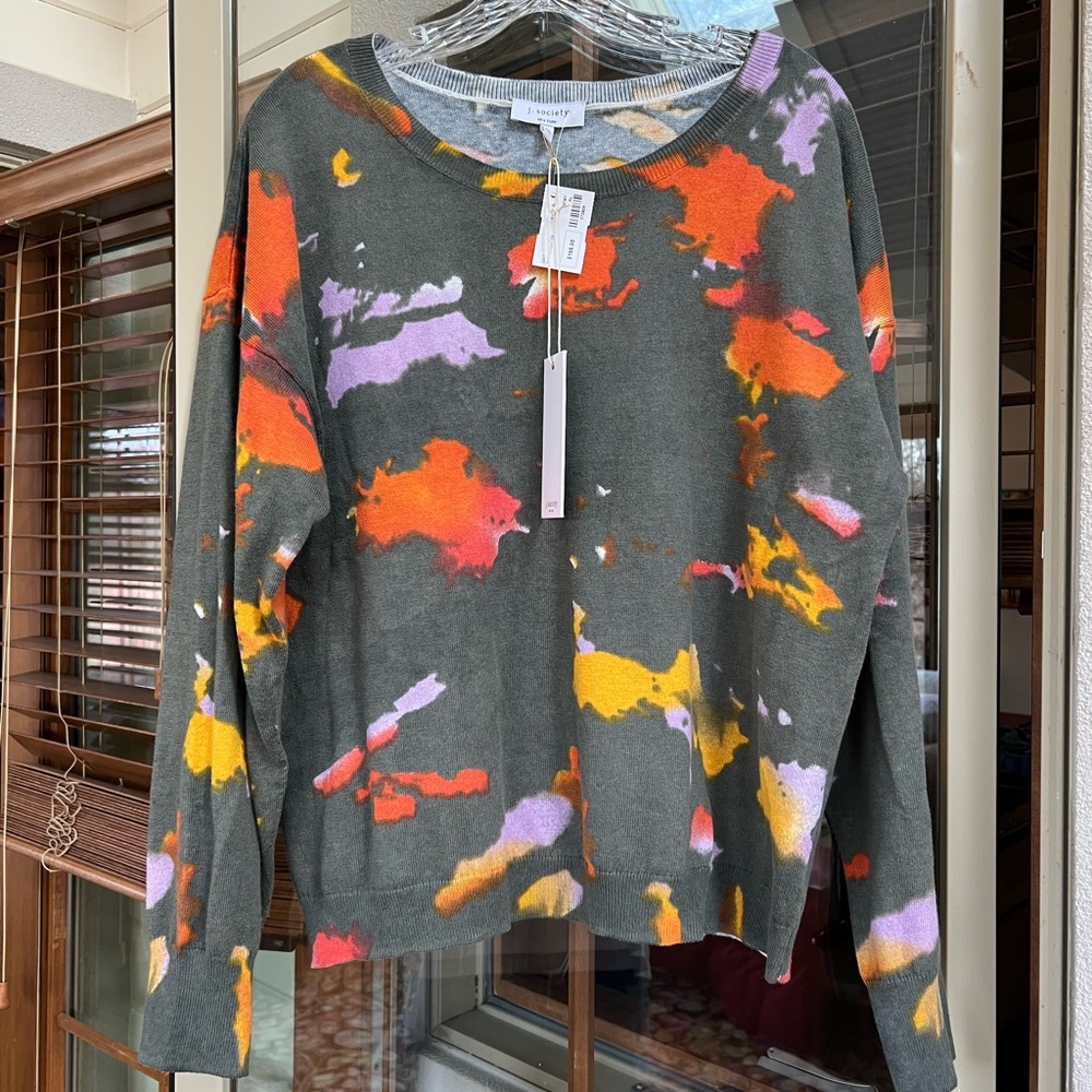 J Society sweater in army green size XL